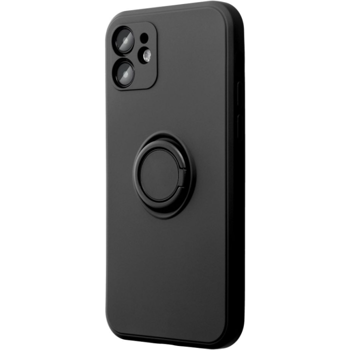 Silikónové puzdro na Xiaomi Redmi 13C/Poco C65 Silicone Ring čierne