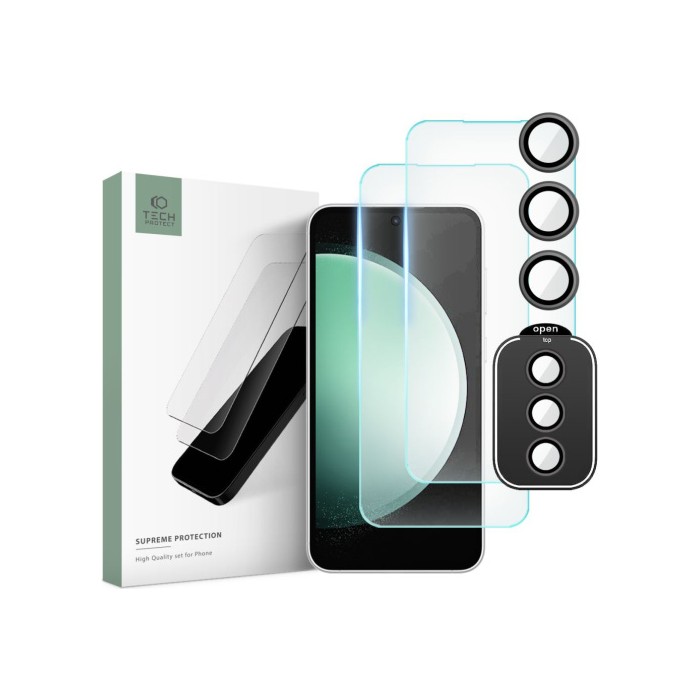 Tvrdené sklo na Samsung Galaxy S23 FE 5G S711 Tech-Protect Supreme (2+1) 9H