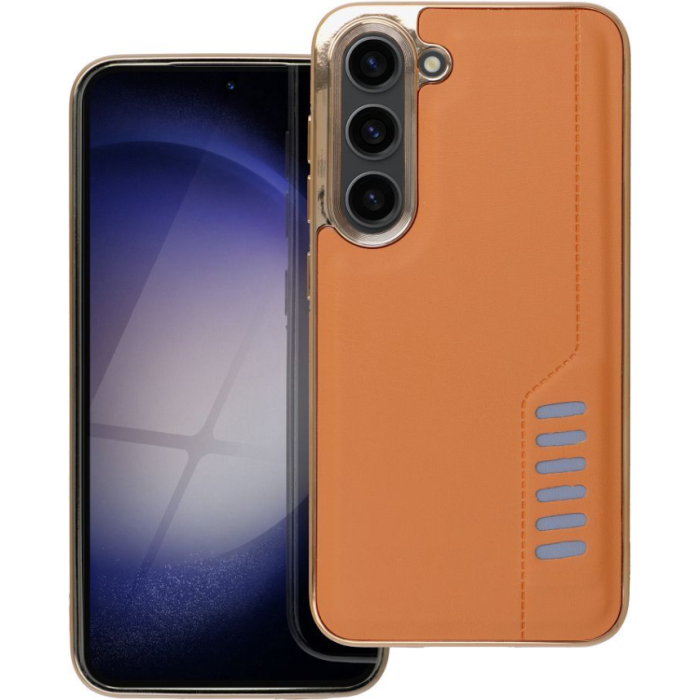 Plastové puzdro na Samsung Galaxy A15 4G A155/A15 5G A156 MILANO hnedé