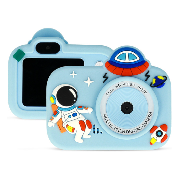 Detský fotoaparát Y8 Astronaut modrý - Poškodené balenie