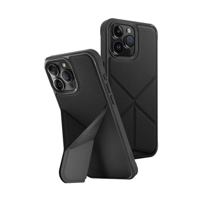 Plastové puzdro na Apple iPhone 15 Pro Max UNIQ Transforma MagClick Charging ebony black
