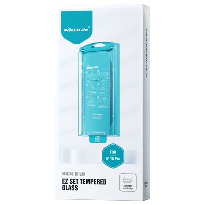 Nillkin EZ SET Tvrdené sklo Apple iPhone 15 Pro Black (2ks)