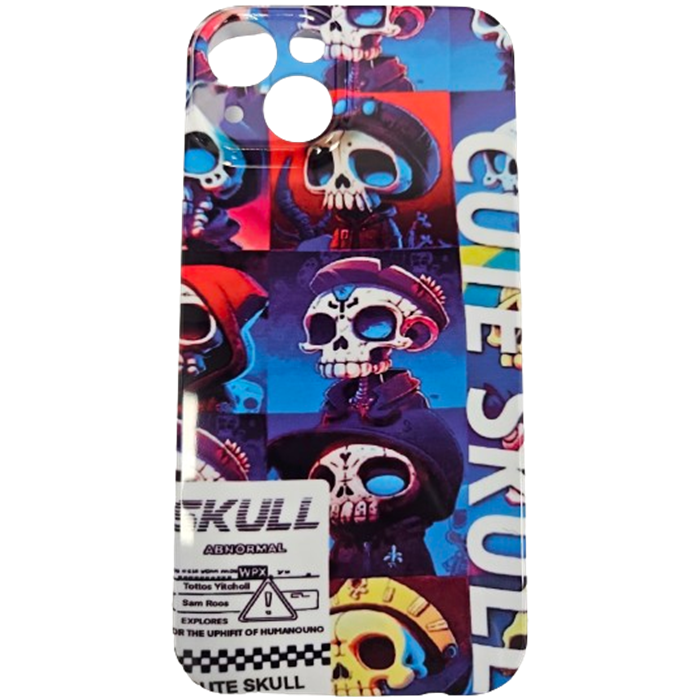 Plastové puzdro na Apple iPhone 13 Lebky