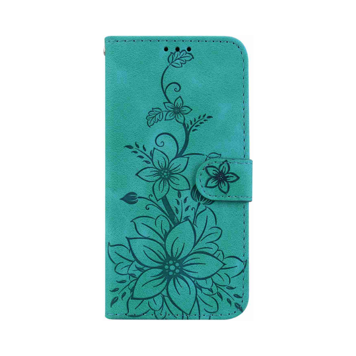 Diárové puzdro na Motorola Edge 40 Neo 5G MEZZO kvety zelené