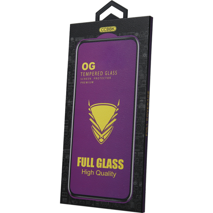 Tvrdené sklo na Xiaomi Redmi 13C/Poco C65 OG Premium celotvárové čierne