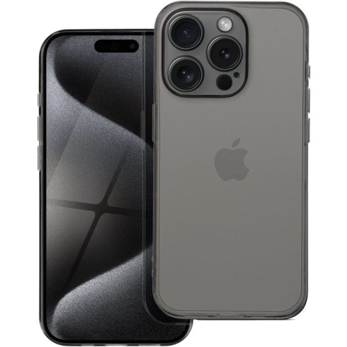 Silikónové puzdro na Xiaomi Redmi 13C/Poco C65 Premium 1.5mm transparentno-čierne