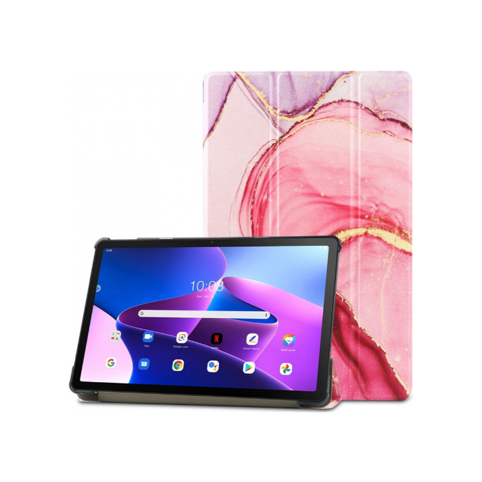 Diárové puzdro na Lenovo Tab M10 Plus 10.6 3rd Gen Tech-Protect Smartcase Marble