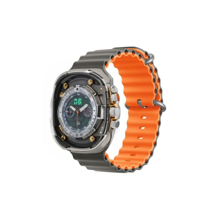 Devia remienok Deluxe Series Sport6 Silicone Two-tone Band 40/41mm - Gray/Orange