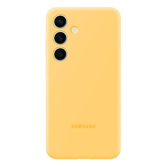 Silikónové puzdro Samsung na Samsung Galaxy S24 5G S921 EF-PS921TYE Silicone Cover žlté