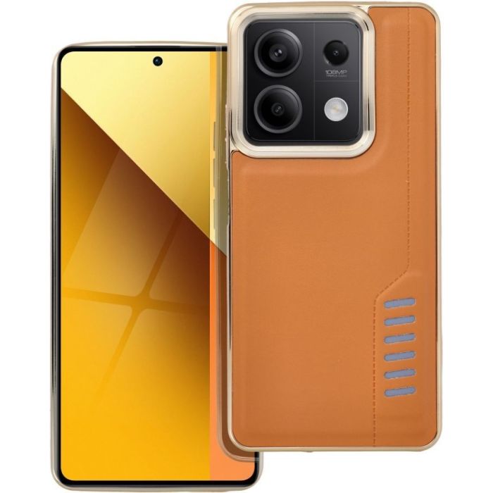 Obal MILANO Xiaomi Redmi Note 13 5G brown