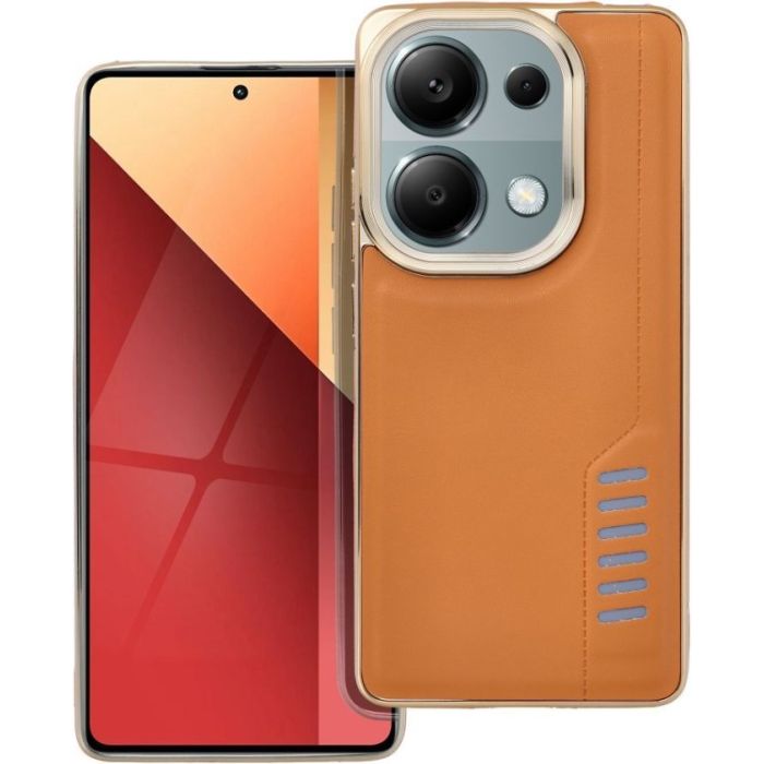 Obal MILANO Xiaomi Redmi Note 13 Pro 4G/Poco M6 Pro 4G brown