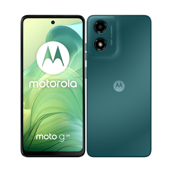 Motorola Moto G04, 4/64 GB, Dual SIM, Sea Green - SK distribúcia