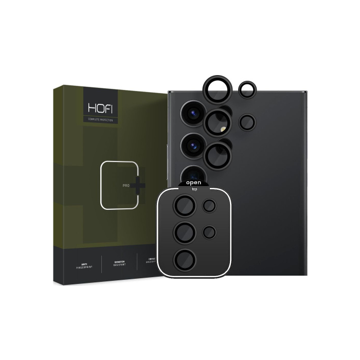 Tvrdené sklo na fotoaparát na Samsung Galaxy S24 Ultra 5G S928 Hofi Cam Pro+ čierne