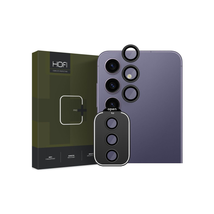 Tvrdené sklo na fotoaparát na Samsung Galaxy S24 5G S921 Hofi Cam Pro+ čierne