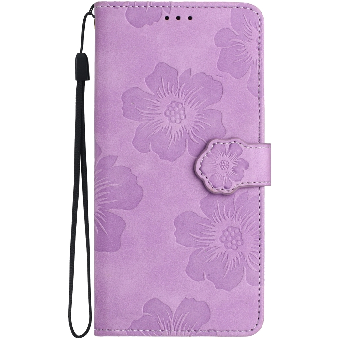 Diárové puzdro na Motorola Moto G14 MEZZO kvety fialové