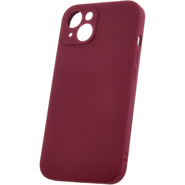 Silikónové puzdro na Apple iPhone 14 Pro Max Mag Invisible Pastel bordové