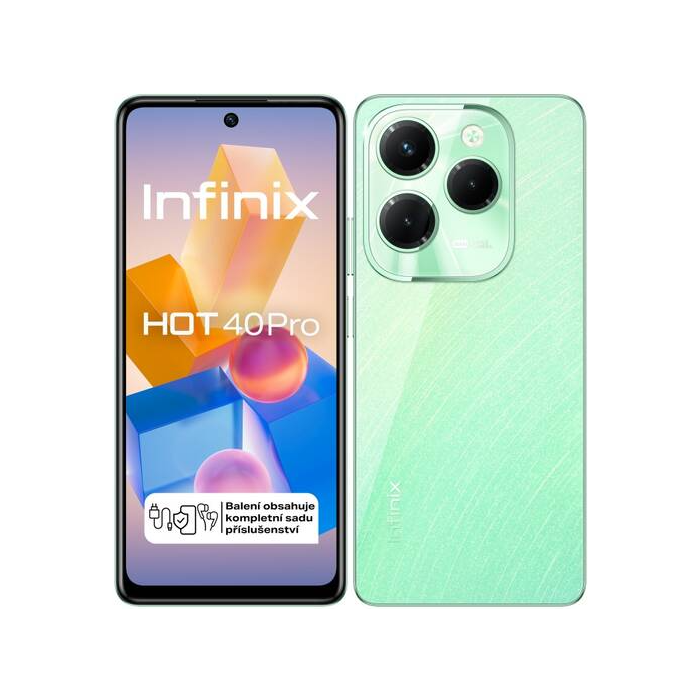 Infinix Hot 40 Pro, 8/256 GB, Dual SIM, Starfall Green - SK distribúcia