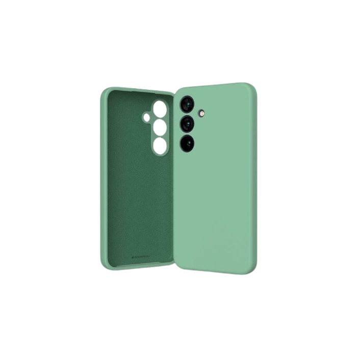 Silikónové puzdro na Samsung Galaxy S24 5G S921 Mercury Silicone zelené