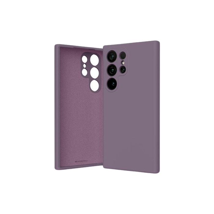 Silikónové puzdro na Samsung Galaxy S24 Ultra 5G S928 Mercury Silicone fialové