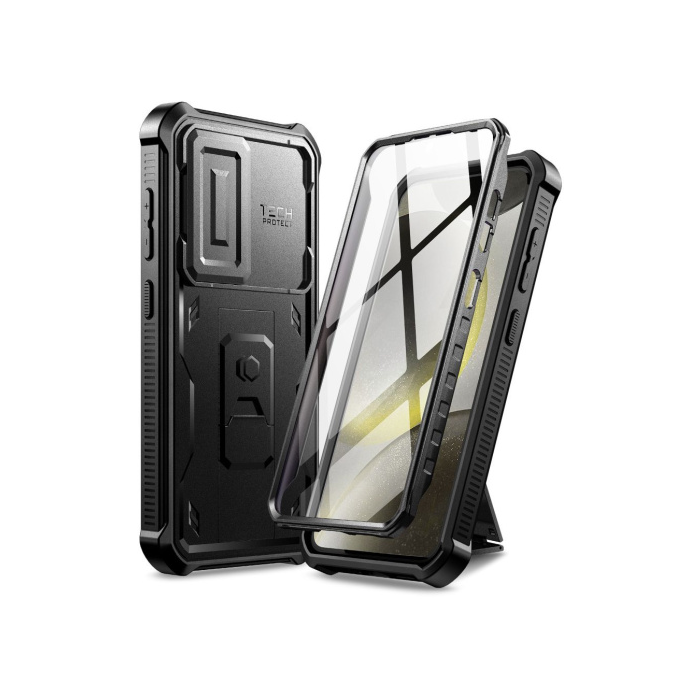 Odolné puzdro na Samsung Galaxy S24 5G S921 Tech-Protect Kevlar Pro 360 čierne