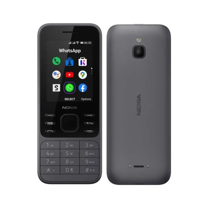 Nokia 6300 4G DS Šedá - Bez Originál balenia