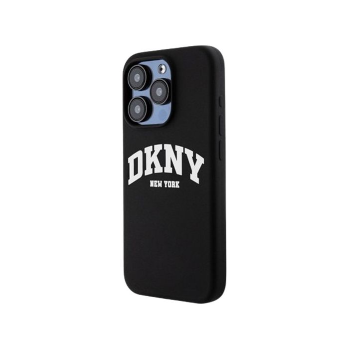 DKNY Liquid Silicone Arch Logo MagSafe Apple iPhone 15 Pro DKHMP15LSNYACH Black