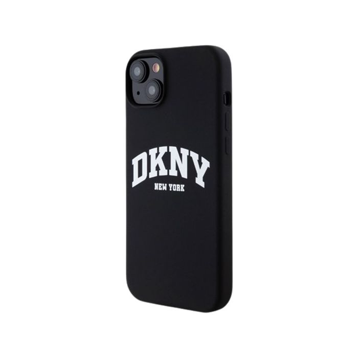 DKNY Liquid Silicone Arch Logo MagSafe Apple iPhone 15 Plus DKHMP15MSNYACH Black