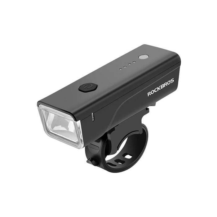 Rockbros 24510003001, predné svetlo 260 lm + USB-C-USB-A kábel, čierne