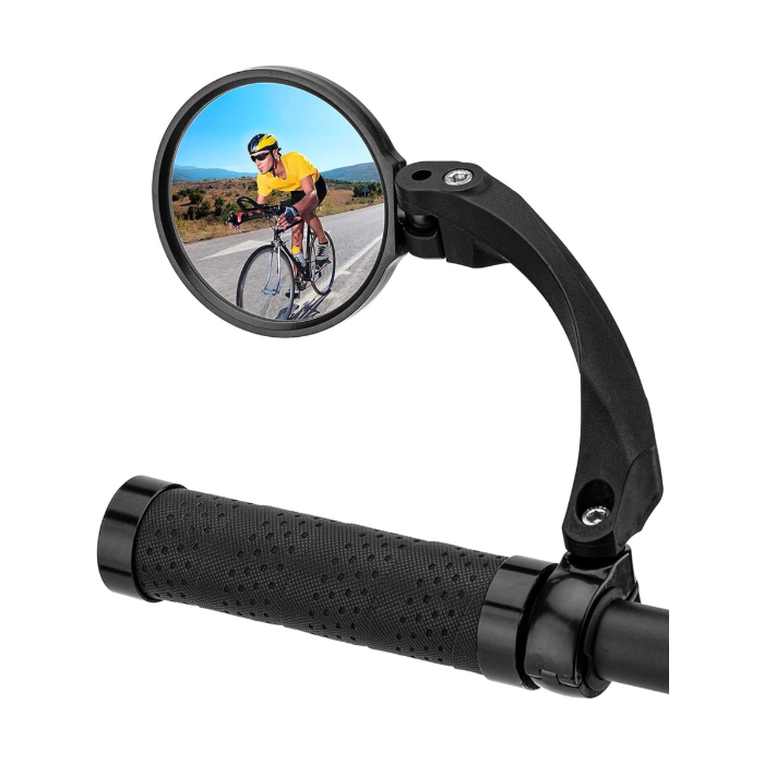 Rockbros 26210001003, ľavé spätné zrkadlo na bicykel, čierne