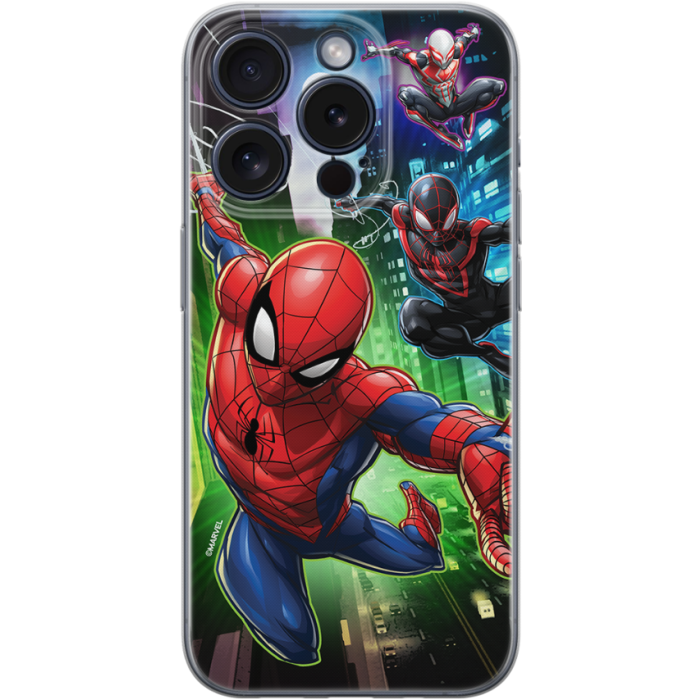 Silikónové puzdro na Apple iPhone 15 Pro Original Licence Cover Spider Man 051