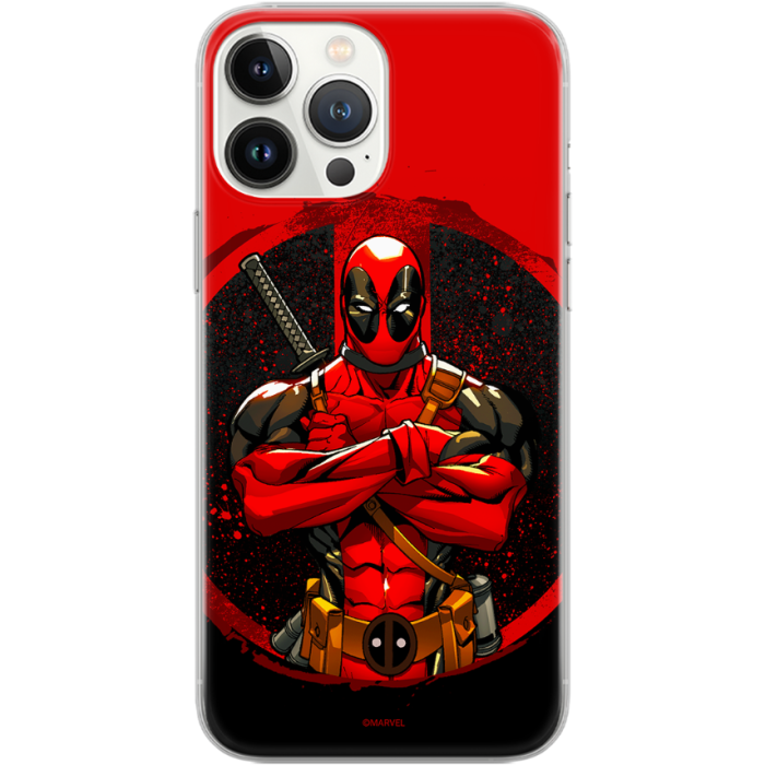 Silikónové puzdro na Apple iPhone 15 Plus Original Licence Cover Deadpool 006