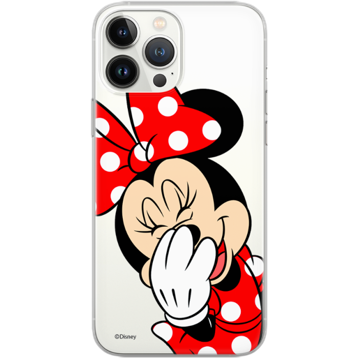 Silikónové puzdro na Apple iPhone 15 Pro Original Licence Cover Minnie 006