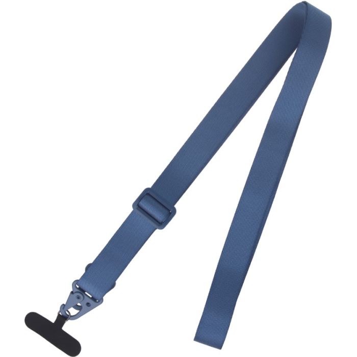 Šnúrka na mobil, univerzálna, nastaviteľná dĺžka - tmavo modrá