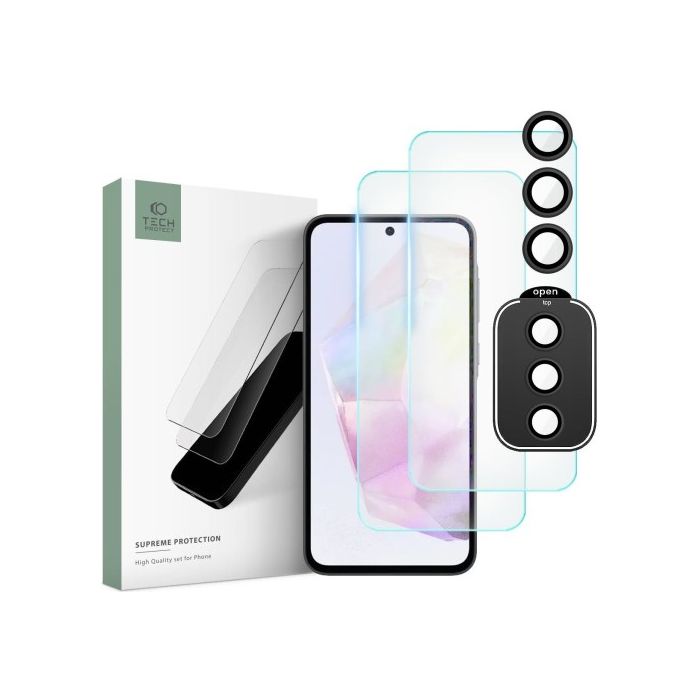 Tvrdené sklo na Samsung Galaxy A35 5G A356 Tech-Protect Supreme Set