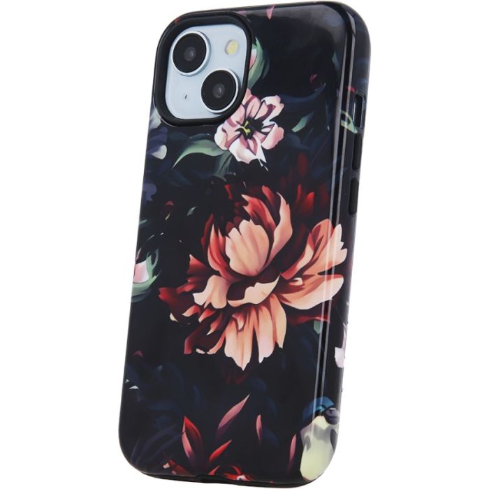 Obal Decor case Apple iPhone 15 Pro Peony