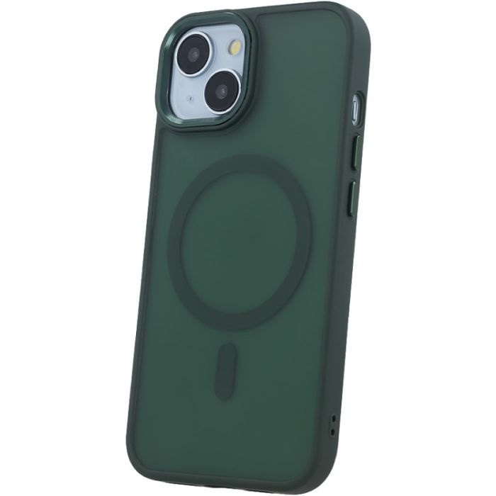 Obal Frozen Mag case Apple iPhone 15 Plus green