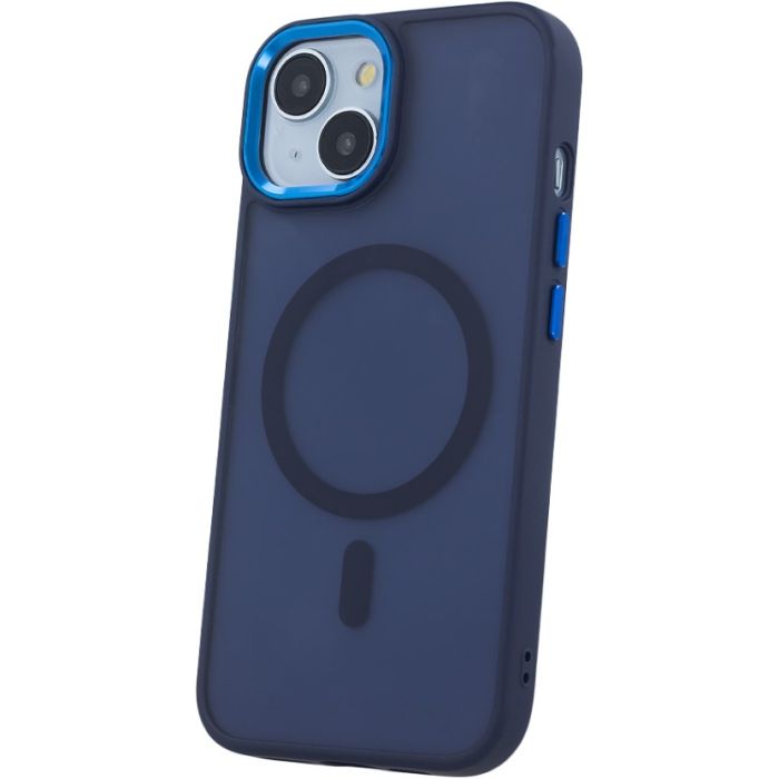Obal Frozen Mag case Apple iPhone 16 Pro navy blue