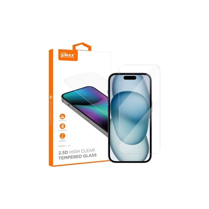 Vmax tempered glass 2,5D Normal Clear Glass Apple iPhone 16 Pro Max