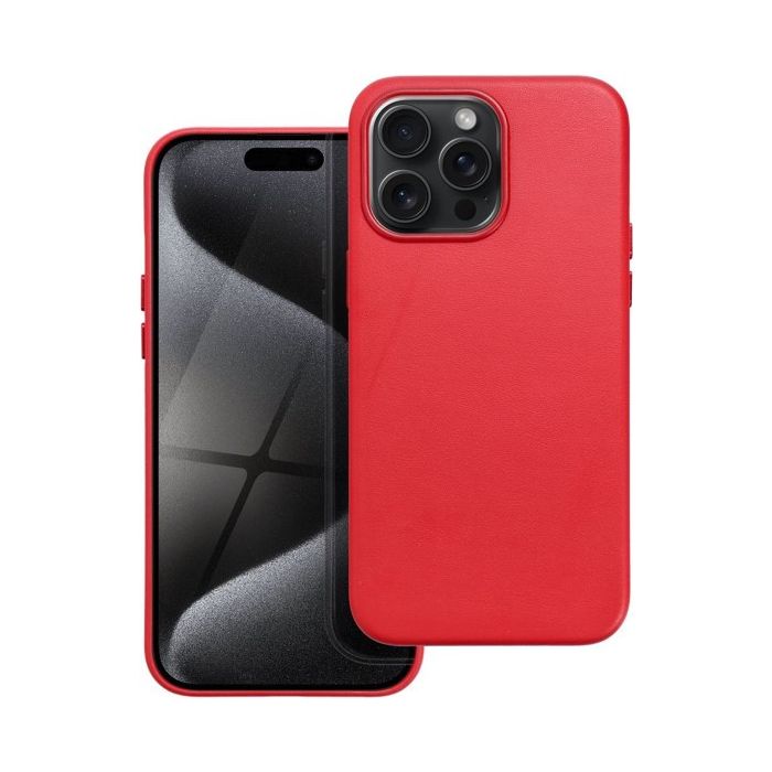 Obal Leather Mag Cover Apple iPhone 16 Plus red
