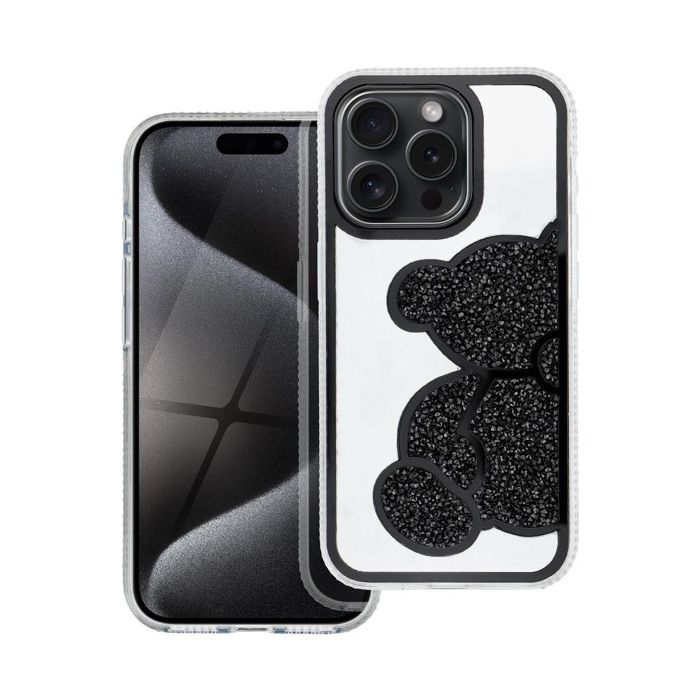 Obal TEDDY BEAR Case Apple iPhone 14 black