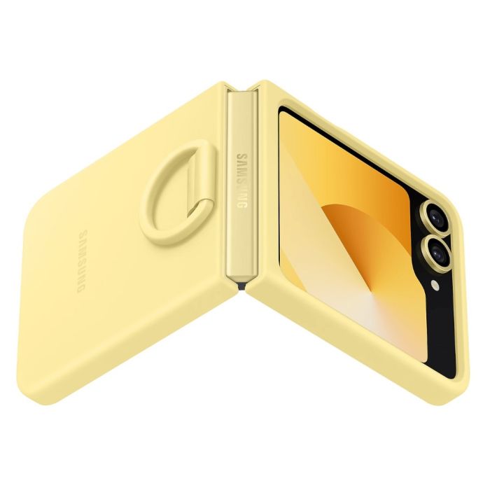 Obal Samsung Silicone Case na Samsung Galaxy Z Flip6 5G F741 EF-PF741TYEGWW Yellow