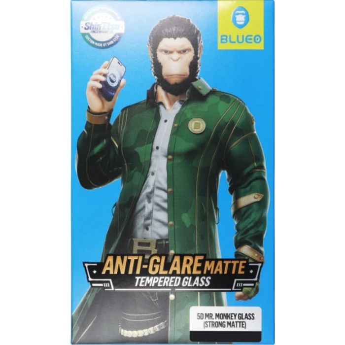 5D Mr. Monkey Glass Apple iPhone 16 Pro (Strong Matte)