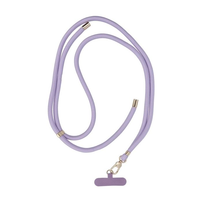 SWING (8mm) nastaviteľná šnúrka na mobil 165cm fialová