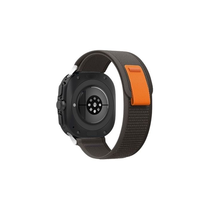 Tech-Protect Nylon Samsung Galaxy Watch Ultra 47mm black/orange