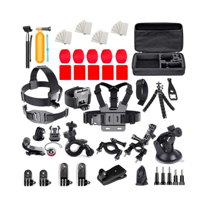 Sada univerzálneho príšlušenstva 63v1 pre GoPro, DJI, Insta360, SJCam, Eken