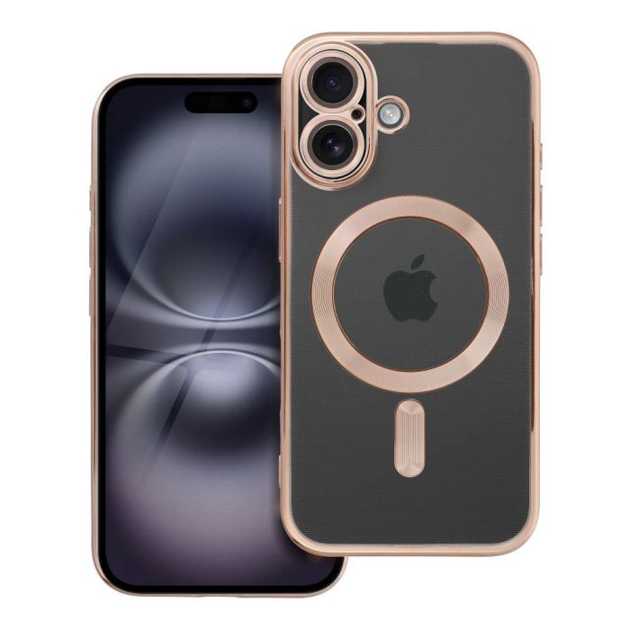 Obal ELECTRO MAG COVER MagSafe Apple iPhone 16 hnedý