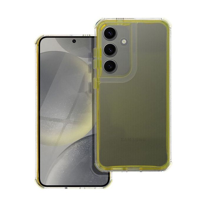Obal MATRIX CLEAR Case Samsung Galaxy S22 5G S901 yellow