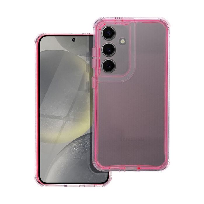 Obal MATRIX CLEAR Case Samsung Galaxy S24 5G S921 powder pink
