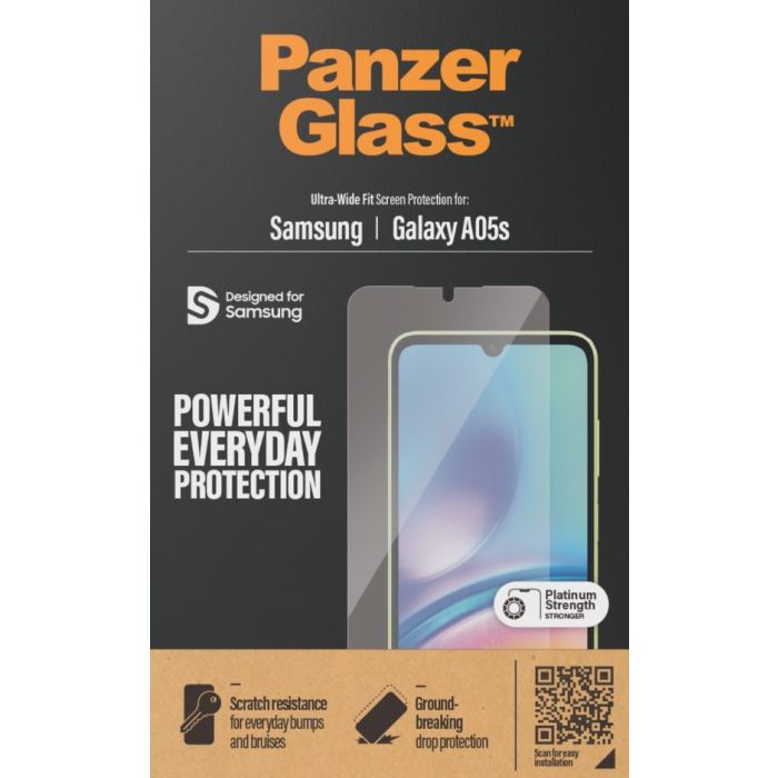 PanzerGlass - Tvrdené sklo UWF pre Samsung Galaxy A05s A057, číra
