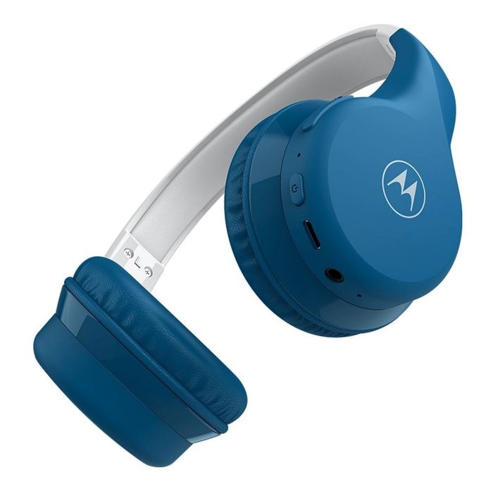 Motorola Moto JR300 Detské bezdrôtové slúchadlá blue-grey (max 85 dB)